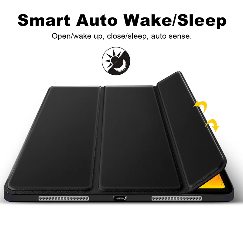  Case For Apple iPad Pro 11 2018 Funda Smart Leather Magnetic Stand TPU Soft Silicone Cover For iPad - 33005246502