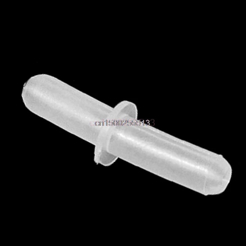 

5PCS Clear White Plastic 2-Way Air Tube Connector Adapter Aquarium Tubing Coupler New
