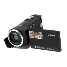 EDT-HDV-107 Digital Video Camcorder Camera HD 720P 16MP DVR 2.7” TFT LCD Screen 16x ZOOM Black