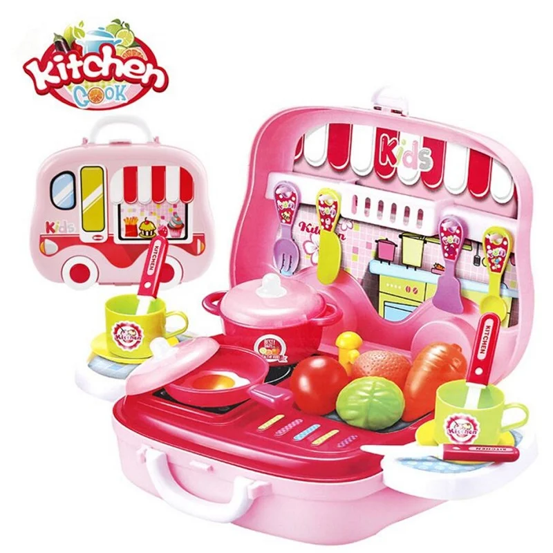 

Pretend Play Toys Kitchen Toys For Children Cooking Game For Girls Oyuncak Brinquedos Menina Speelgoed