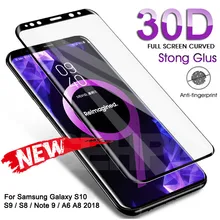 30D изогнутое закаленное стекло для samsung Galaxy S10 S9 S8 Plus S10e 5G Note 9 A6 A8 Защитная пленка для экрана