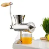 Stainless Steel Multifunction Manual Wheatgrass Juicer Rotatory Fruit Vegetable Manual Juicer Ginger Pomegranate Press Juicer ► Photo 3/4