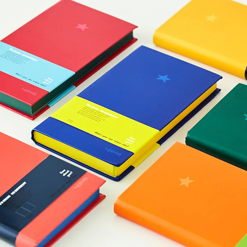 

Korean Creative Stationery Blank Notebook Kawaii Mini Colorful Cover Sketchbook Diary Agenda Notepad School Stationery Notebooks