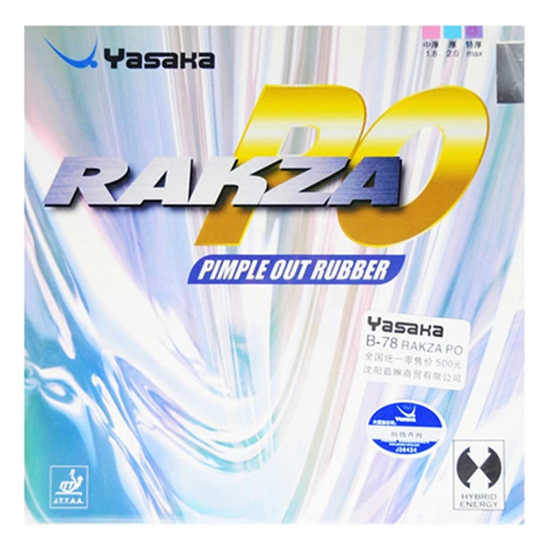 

YASAKA RAKZA PO Table Tennis Rubber Fast Attack Pimples out with sponge ping pong tenis de mesa