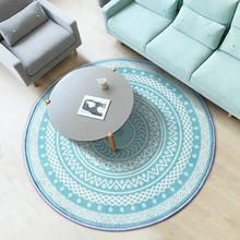 PAYSOTA простой креативный круглый ковер чистый коврик для спальни коврик для гостиной украшение домашний Коврик для пола