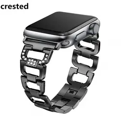 Ремешок для apple watch band link bracelet apple watch 4 3 44 мм/40 мм correa iwatch band 42 мм/38 мм ремешок для часов из нержавеющей стали