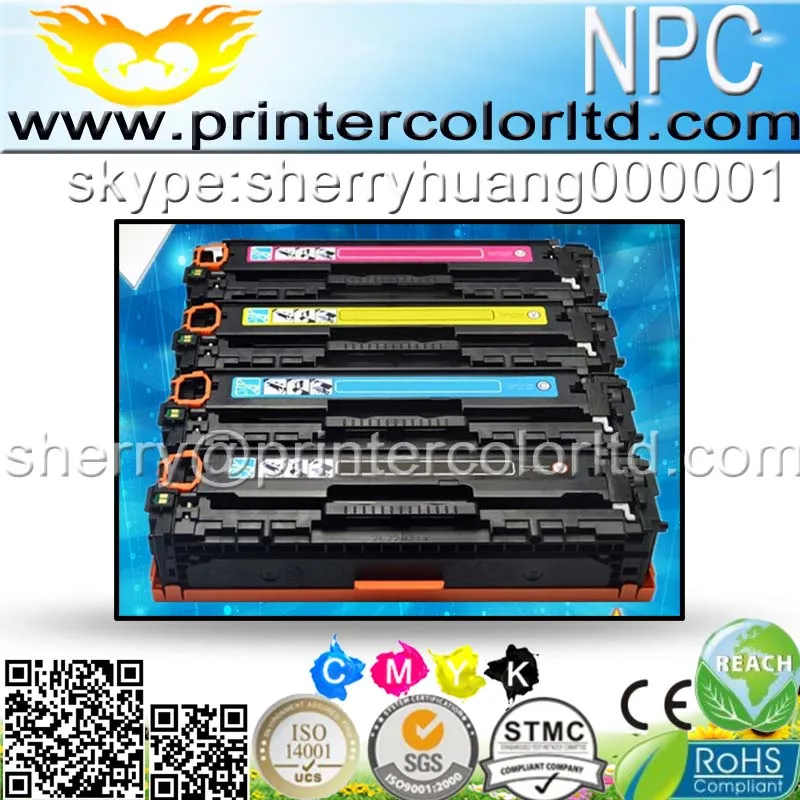 Картридж для принтера HP PRO 320-323U совместимый с CM1415FN см 1415FN 1415 1215 1515 CM1312 1312 1300 kcmy 2k/1 3 k