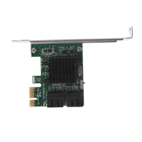 sata iii PCI-E PCI Express 1x כדי 4-יציאת SATA 3.0 מתאם כרטיס בקר III 6G ממיר (2)