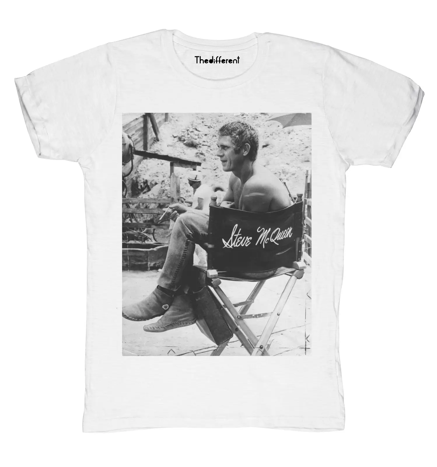 

New T-Shirt Blaze Man Steve Mcqueen Chair Director Gift Idea
