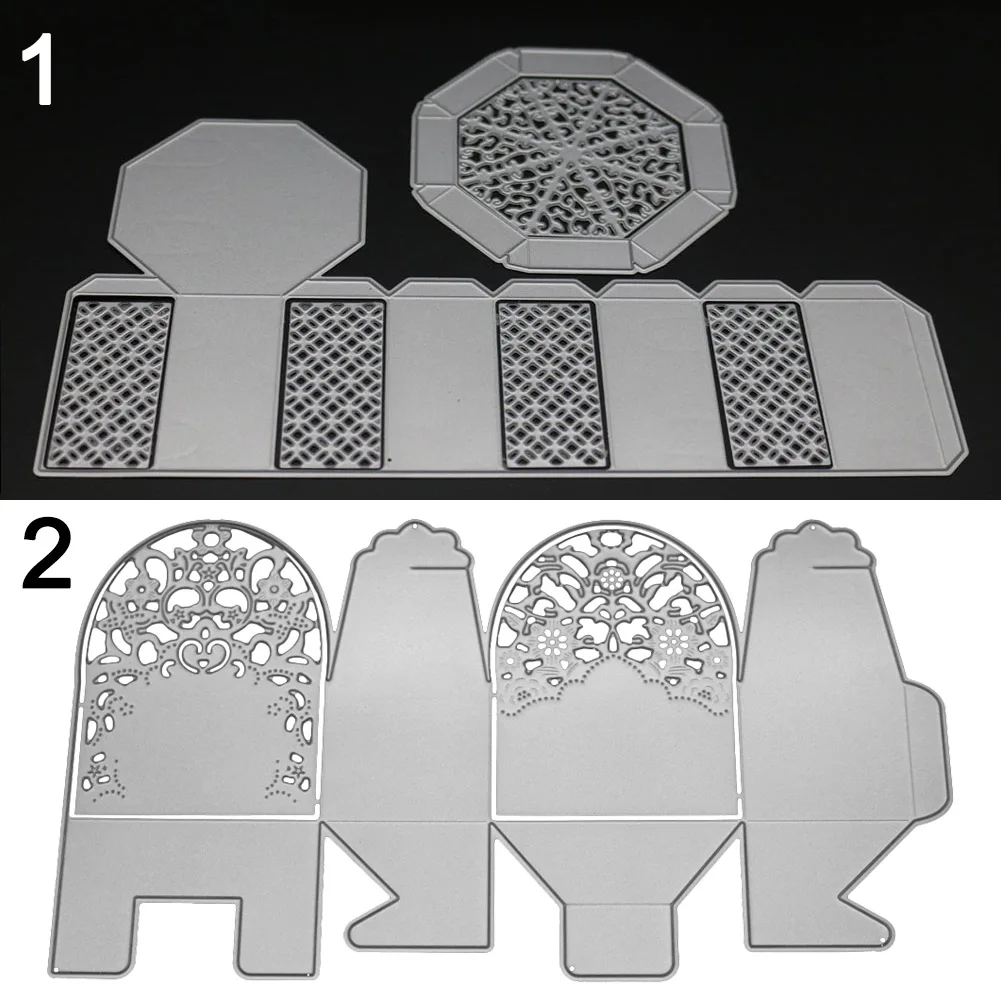 

DIY Carbon Steel Durable Candy Box Dies Handmade Molding Cutting Template Decoration Scrapbook Craft Die 66CY