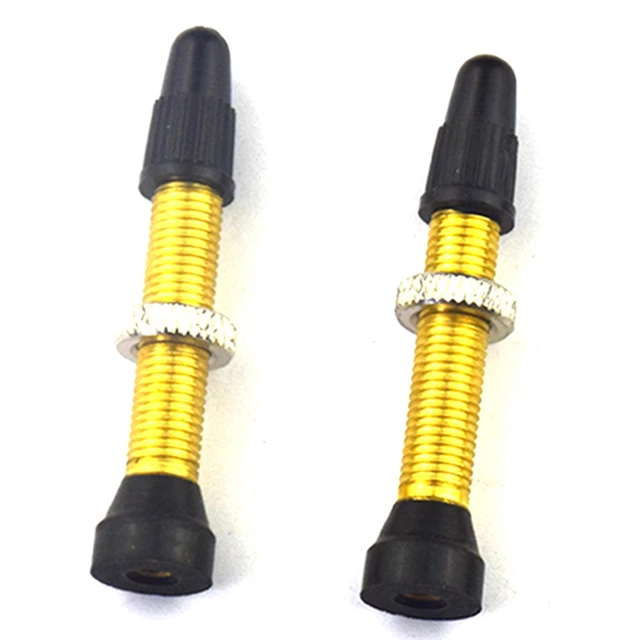 1pc 50mm Road Bike No Tubes Tubeless Presta Aluminium Alloy Valve PYN