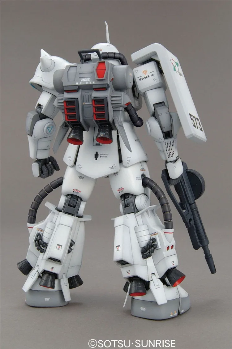 Bandai Gundam 1/100 мг MS-06R-1A Zaku II Shin Matsunaga Custom Ver. 2,0 Сборная модель наборы фигурки пластмассовые игрушечные модели