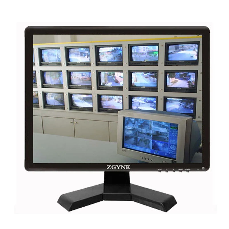 

15 inch BNC HDMI VGA industrial security TFT LCD LED monitor computer display AV CONNECT