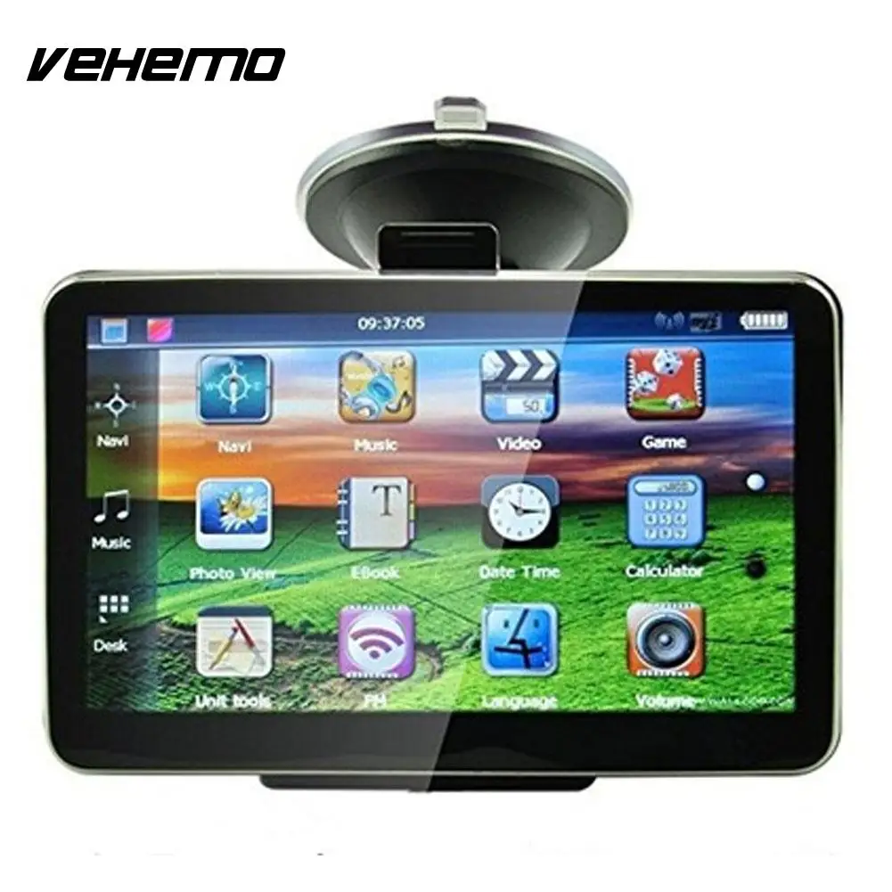 

Vehemo Mp4 MP4 Player Hands-Free Car GPS Navigator Durable MP3 Player Navigation Player Stereo Highperformance Motor