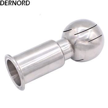 

DERNORD 2'' Tri Clamp Type CIP Tank Cleaning Rotating Spray Ball SS 304 360 Degree Spray Pattern