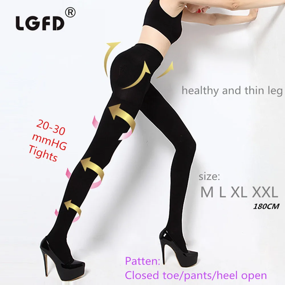 Колготки компрессионные женские непрозрачные размер XXL 18 23 мм рт. Ст.|girls compression