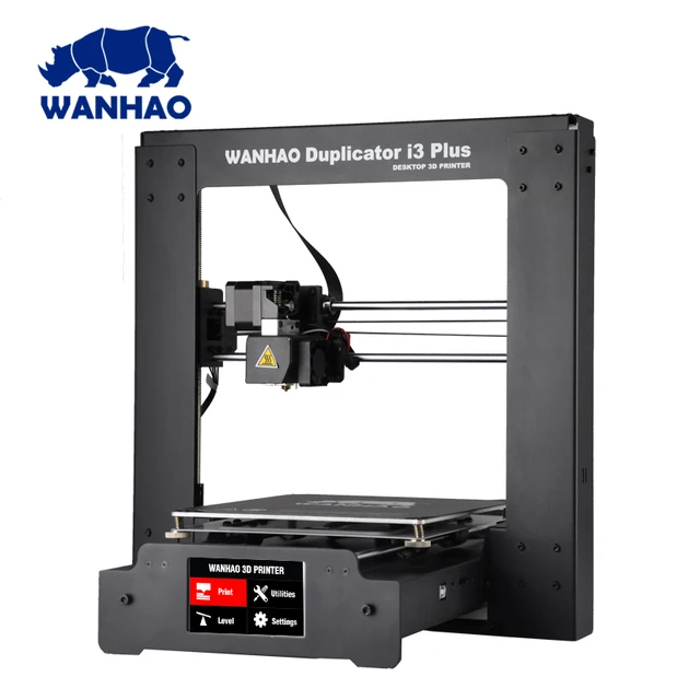 Best Value new upgrade teaching practice medical and health architectural wanhao I3 plus mark II 3D printer big size and auto bed leveling