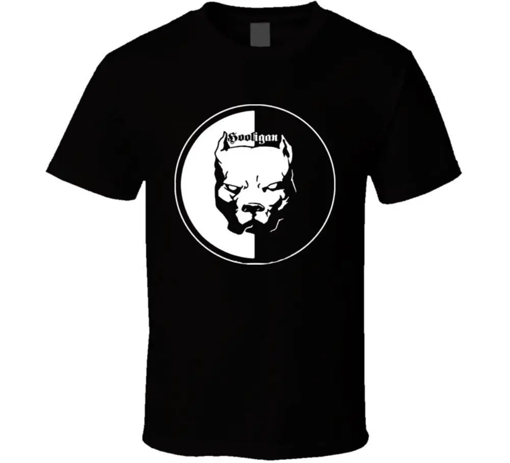 

Soccering Hooligan Pit Bull T Shirt Short Sleeves Cotton Fashion T-Shirt Free Shipping Casual Man Tees Mens Tops