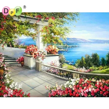 

Needlework Diy Diamond painting landscape handwork diamond embroidery full square diamond mosaic decorative painting