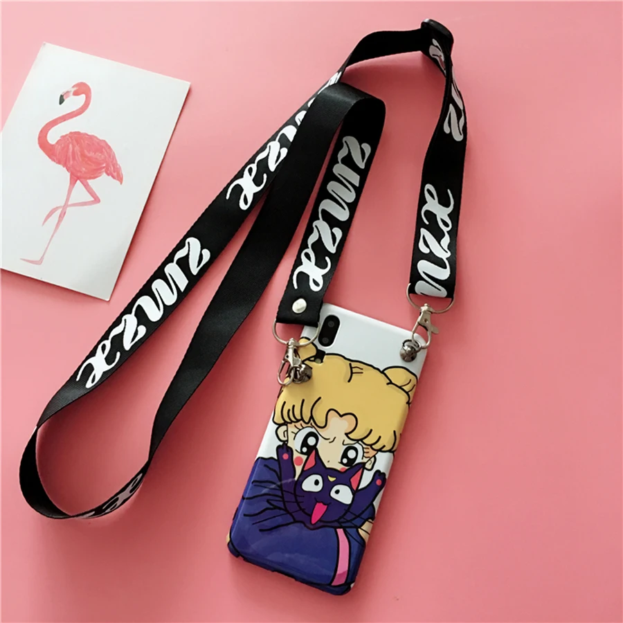 

For huawei mate 10 20 lite pro P20 lite pro nova 3i 3 case cover 3d painted shoulder strap tpu phone case for huawei honor 10