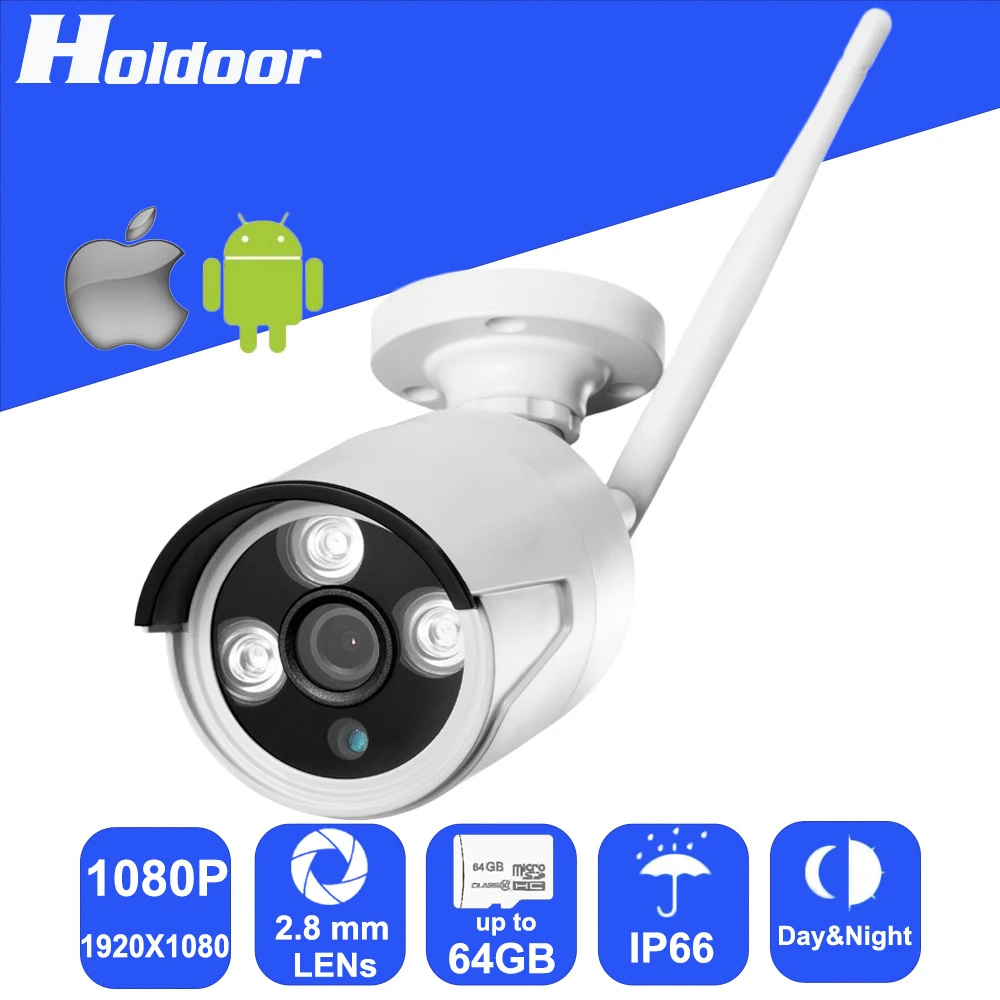 Wireless IPC 1080P 2.8mm Lens Waterproof Security P2P Outdoor Camera Motion Detection Alarm Video Record Email Alert Onvif CCTV Wireless IPC 1080P 2.8mm Lens Waterproof Security P2P Outdoor Camera Motion Detection Alarm Video Record Email Alert Onvif CCTV