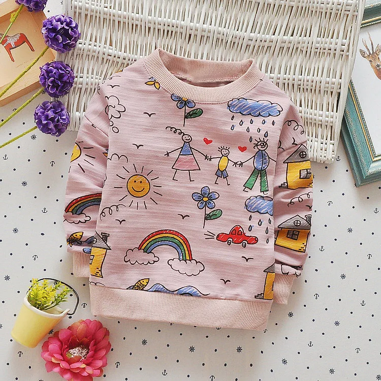 Babyinstar 2019 Новые Топы для маленьких девочек и мальчиков пальто с рисунком лисы