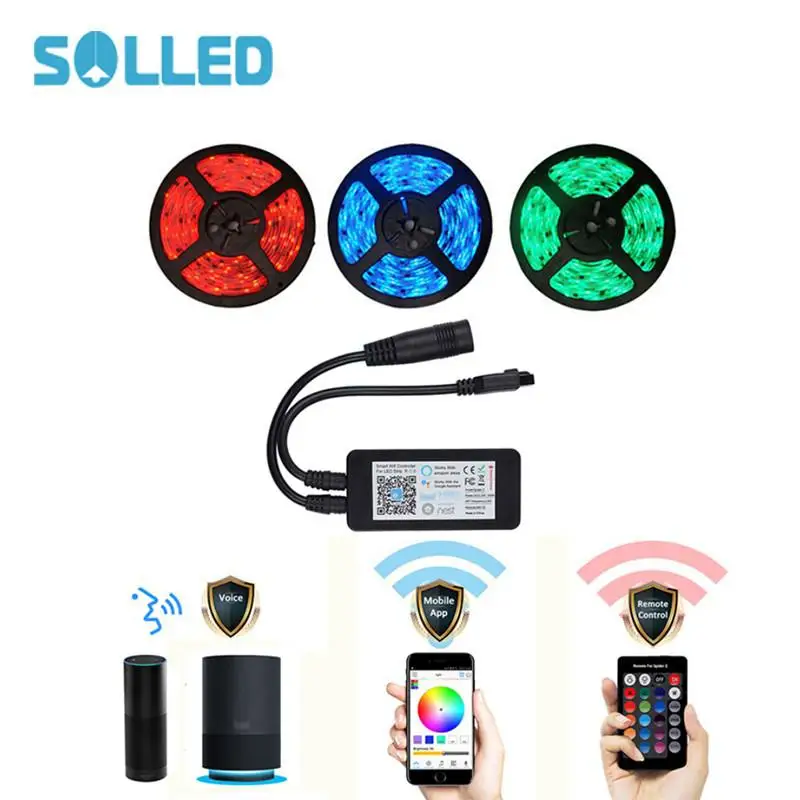 

SOLLED 5M 300LEDs 7 Colors Changing String Light Wireless Lamp with Remote Control for Wedding Party Festivals Decoration