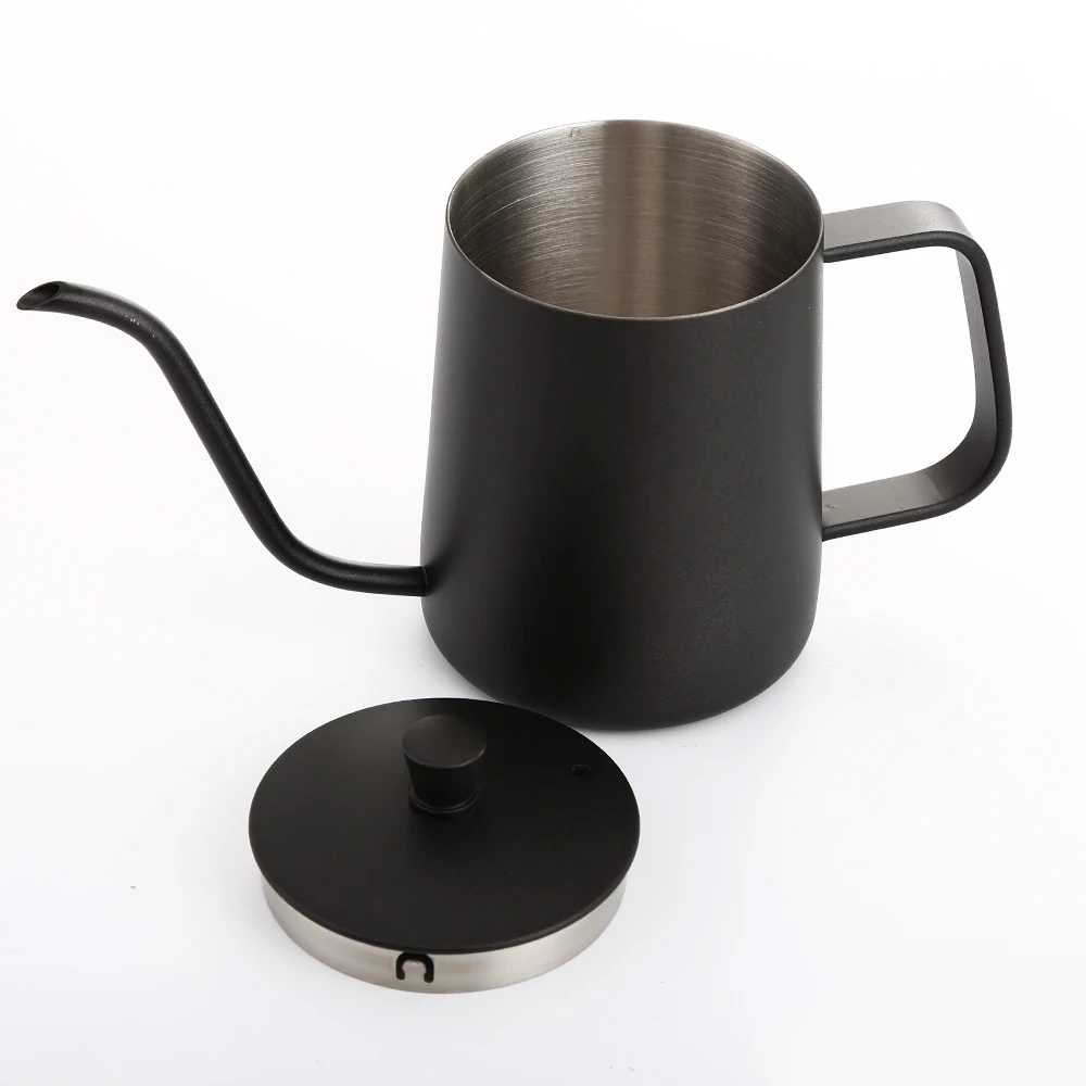 20oz Premium Pour Over Drip Kettle Stainless Steel Teflon Long Gooseneck Narrow Spout Coffee Maker Tea Pot