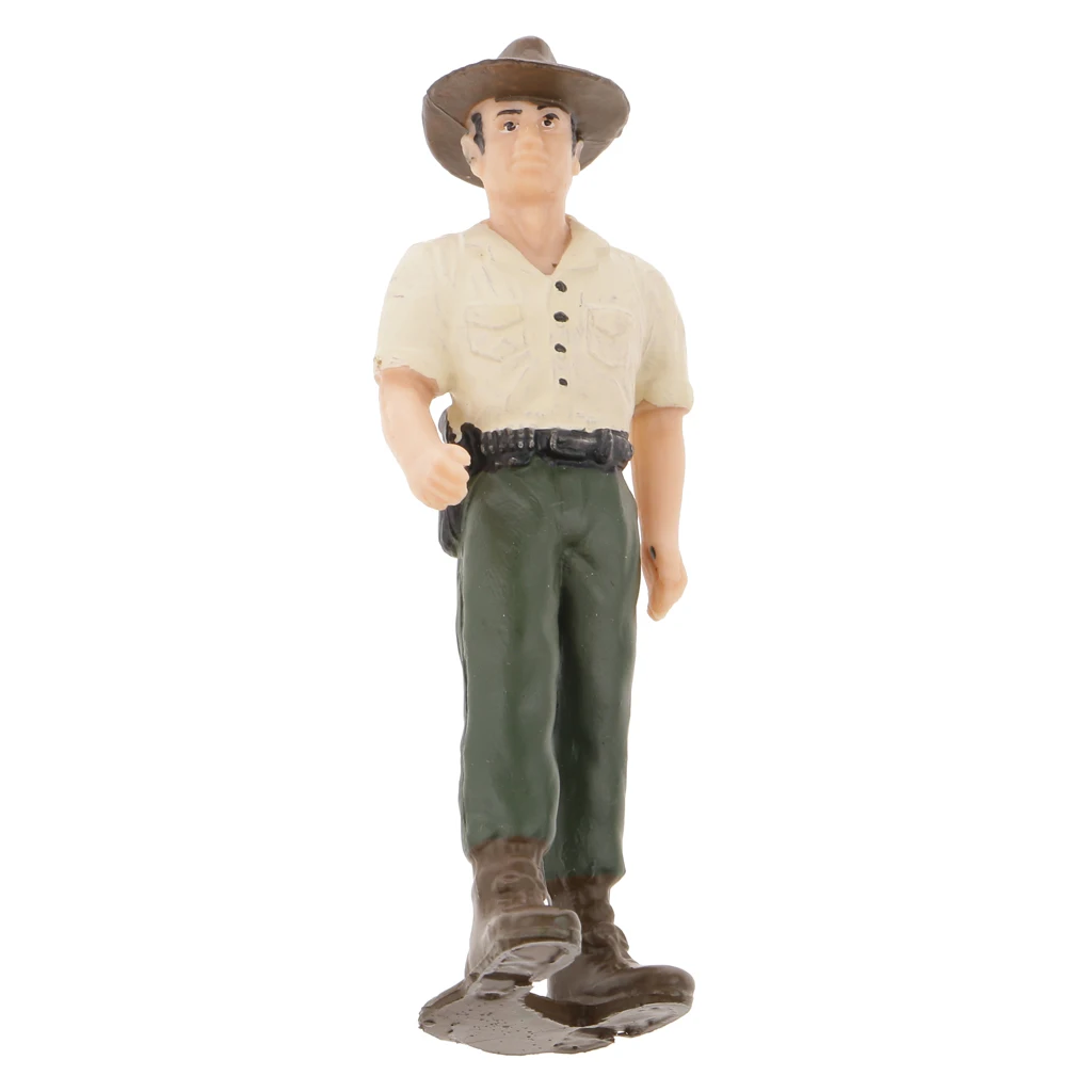 Realistic Male Farmer People Figurine Model Action Figure Toy Collectible #1