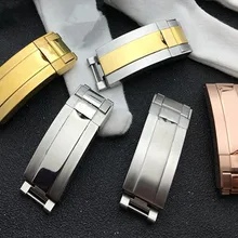 Высокое качество 9 мм комбинированный складной ремешок для часов застежка для ролевого ремня для Daytona Submariner DEEPSEA нажмите инструменты