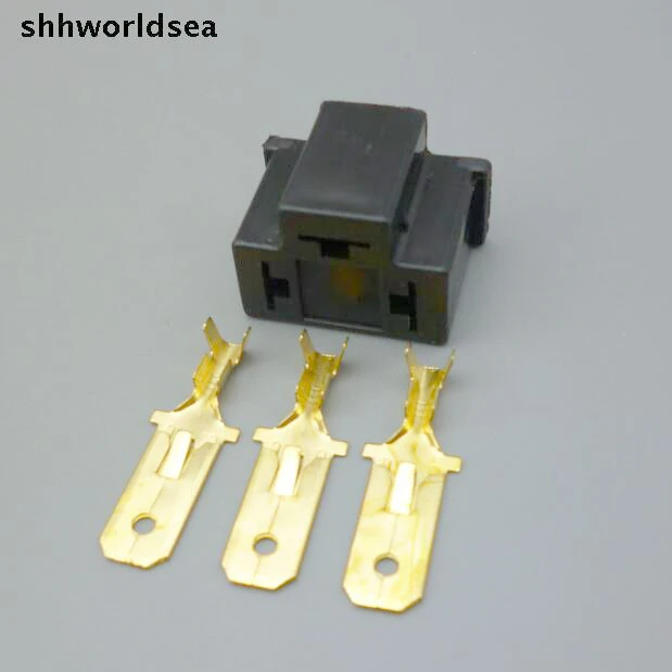 Shhworldsea 3 контакта 7 8 мм H4 9003 HB2 Автомобильный штекер разъема HID лампы балластный