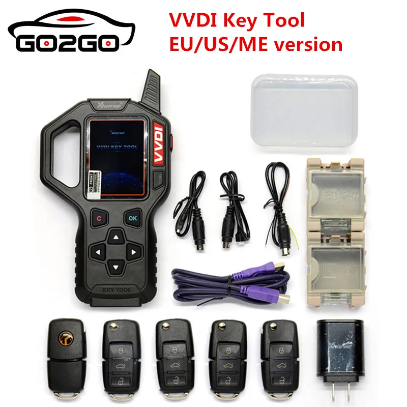 

Hot Sale Latest V2.42 US/EU/ME Version Xhorse VVDI Key Tool Remote Key Programmer best professional key programmer for VA