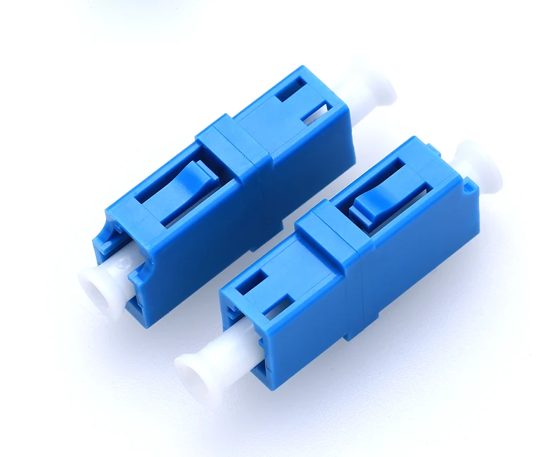 Acoplador de Fibra Lc-lc Monomodo Simplex Adaptador Flange Óptica Conector lc - Upc 8 LC-LC UPC Monomodo Simplex adaptador flange acoplador