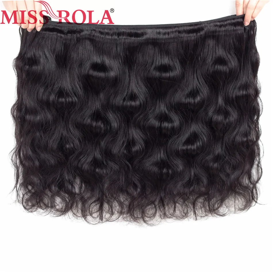 Peruvian Hair Body Wave 3 Bundles Natural Color 8-30 Inchs 100% Human Hair Extension Remy Weaving Double Wefts