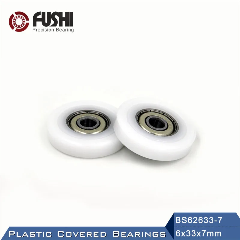 10 pcs 606 6*17*6 Plastic Nylon POM Ball Bearings 6x17x6 mm