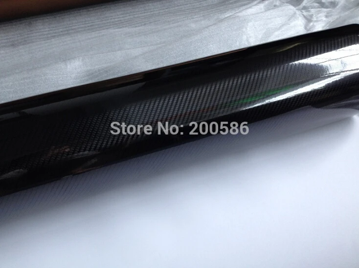 

5 Rolls /Lot Gloss 5D Carbon Fiber Vinyl Super Shiny Carbon Wrapping Film Car Styling Foil with Air Bubble Free 1.52*20M/Roll