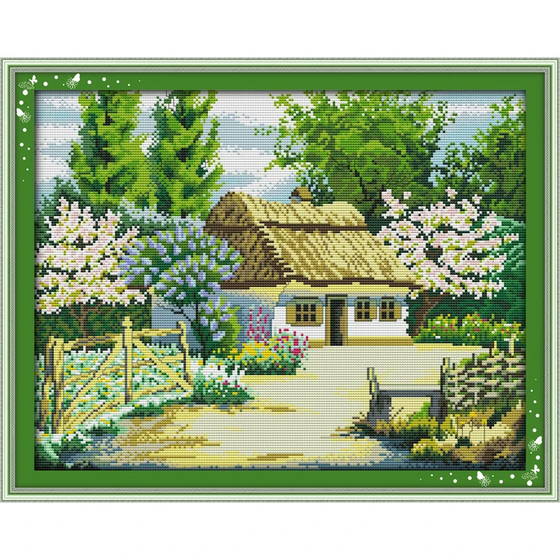 Everlasting Love прекрасная родина (3) китайский набор крестиков экологичный хлопок 11 14CT