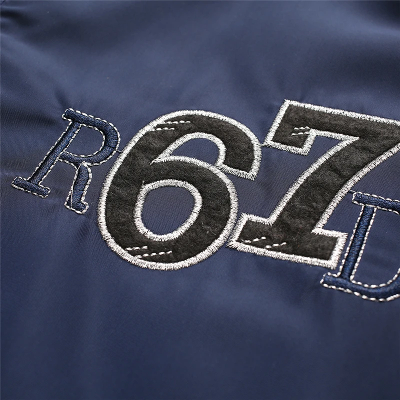 2019 Winter Jacket Men Streetwear Windbreaker Hip Hop Baseball Bomber Pilot Jackets Zipper Fashion Casual Cotton Coat Male XT595