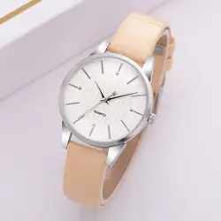 Мода 2018 женские наручные часы силиконовый ремешок Кварцевые Повседневное Роскошные Для женщин часы