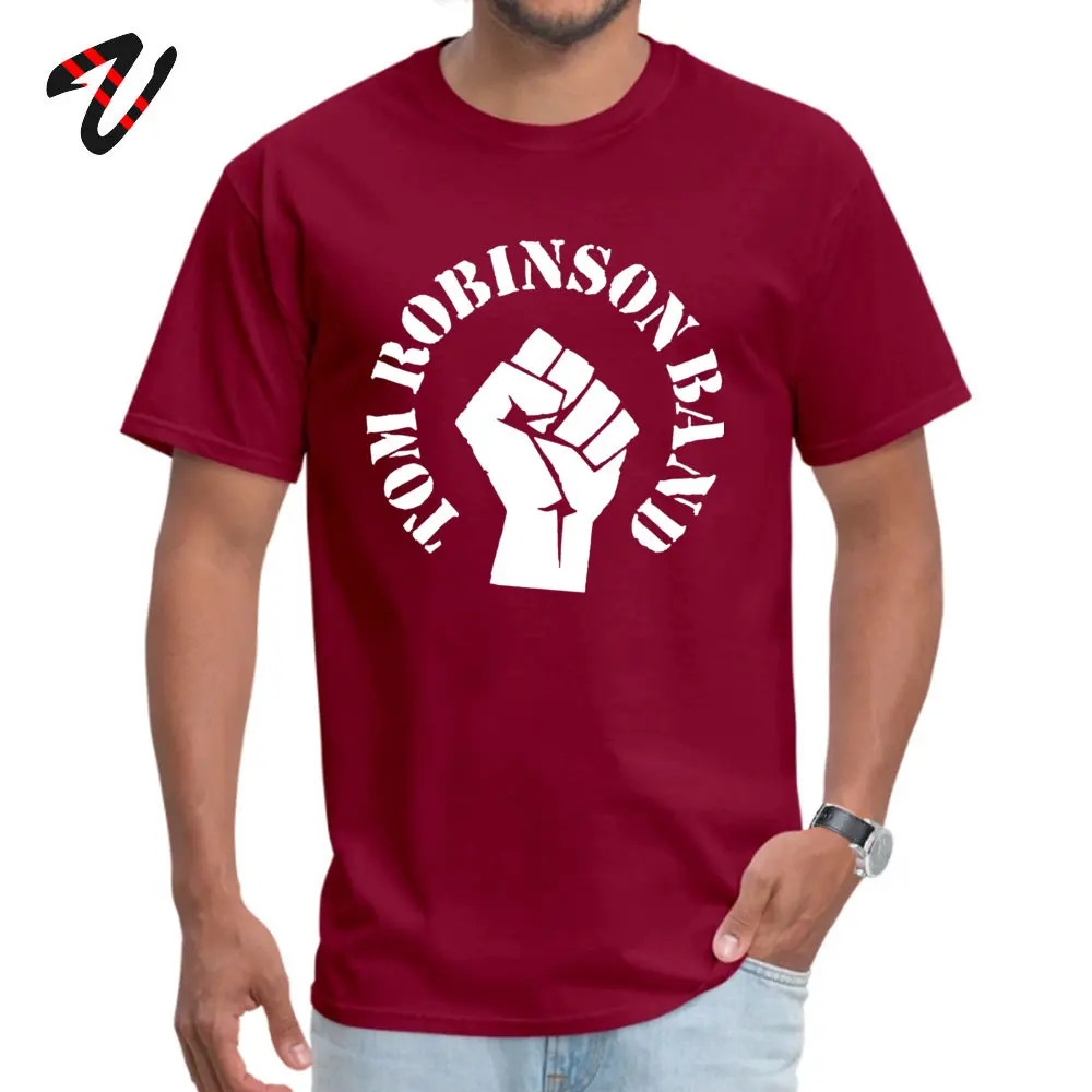 Tom Robinson Band t Special Short Sleeve Funny Tshirts Pure Cotton Crewneck Boy Tees Fashionable Tops & Tees Thanksgiving Day Tom Robinson Band t 16499 maroon
