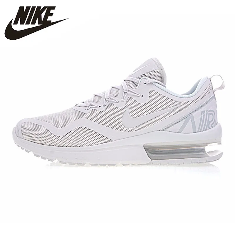 

NIKE AIR MAX FURY Men's Running Shoes, Outdoor Sneakers Shoes, White Grey, Non-slip Lightweight Breathable AA5739-100 AA5739-004