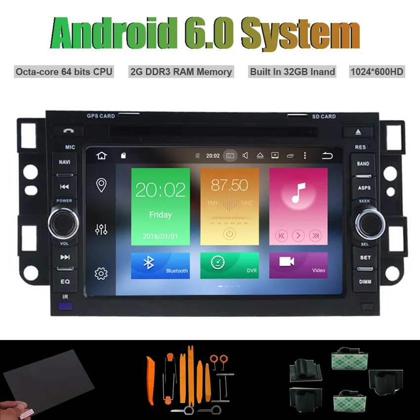 

Android 6.0 Octa-core CAR DVD PLAYER for CHEVROLET AVEO EPICA LOVA CAPTIVA SPARK OPTRA AUTO Radio RDS STEREO WIFI 32G Flash