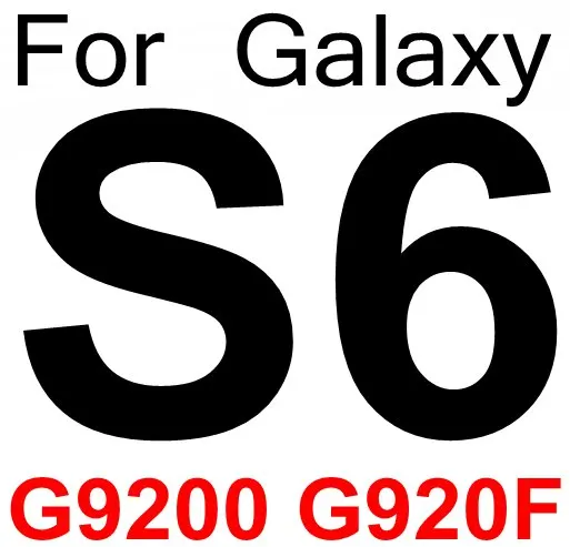 Защитное закаленное стекло для samsung Galaxy S2 plus S3 S4 S5 mini S6 GT I9190 i8190 i9500 I9300 I9100 SM G9200 - Цвет: For Galaxy s6