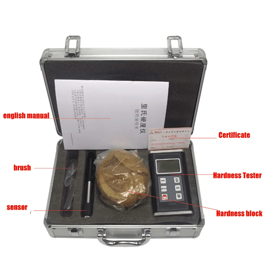 Цифровой тестер твердости Leeb портативный измеритель металла|hardness tester portable|metal