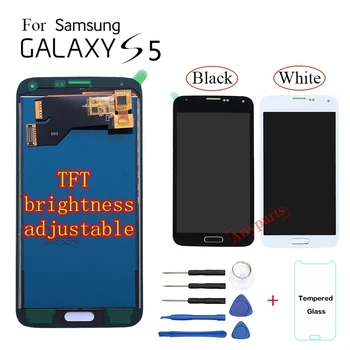 

TFT For Samsung S5 G900 SM-G900F G900M Display LCD Screen replacement For Samsung S5 G900A G900T G900W8 lcd display module