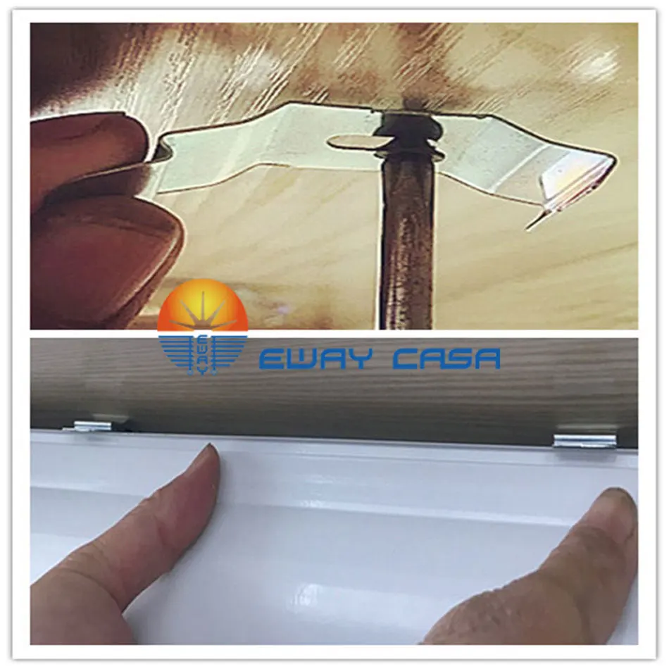 2 CEILING INSTALL with SPRING &L BRACKETS