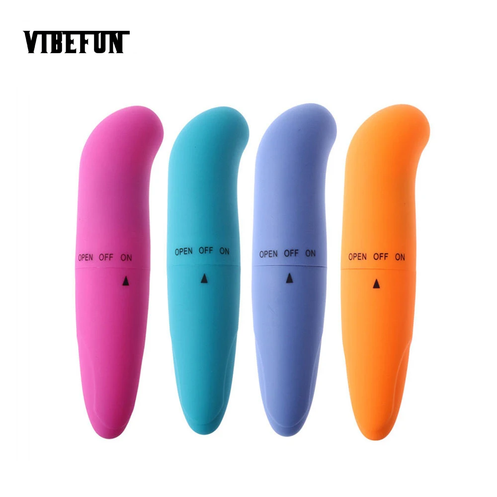 Vibefun Мини Пуля Вибратор AA батарея G точки для массажера Клитор вибрирующее яйцо