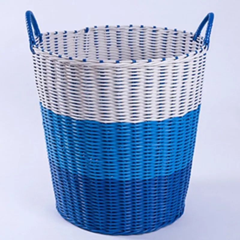 للطي سلال الغسيل مع مقابض PE القذرة صندوق تخزين ملابس سلة الغسيل تعرقل كبيرة المرونة قوية لعبة صندوق تخزين