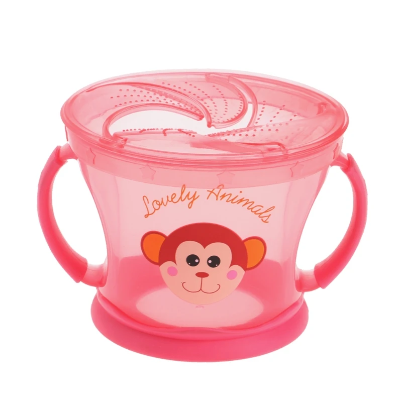 Новая горячая распродажа мягкая миска для еды детская закуска Пролитая чашка герметичная детская коробка для закусок контейнер