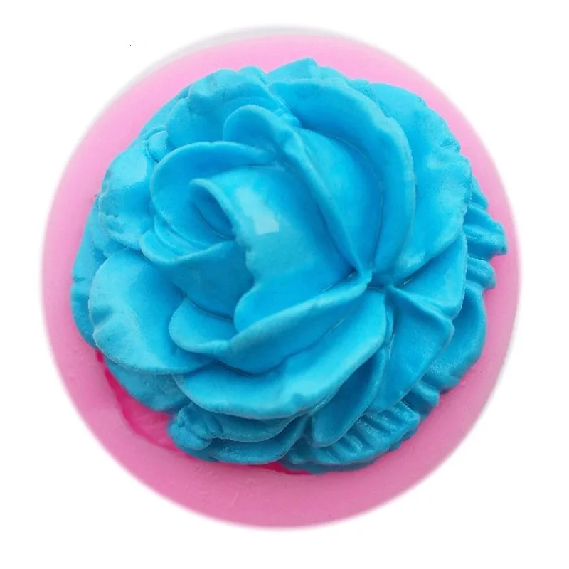 

3D Rose Flower Silicone Mold Fondant Gift Decorating Chocolate Cookie Fimo Polymer Clay Resin Baking Molds Cake Decoration Mould